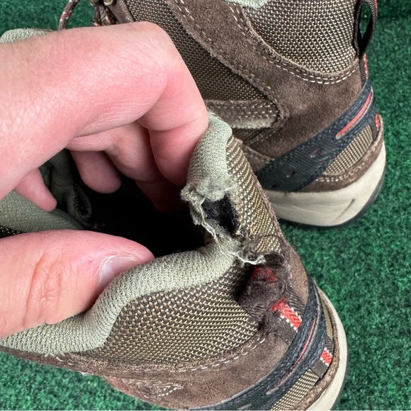 Men’s LL Bean Tek 2.5 Waterproof Hiking Boots Brown suede 258495 See Pics Sz 10M - Picture 5 of 10